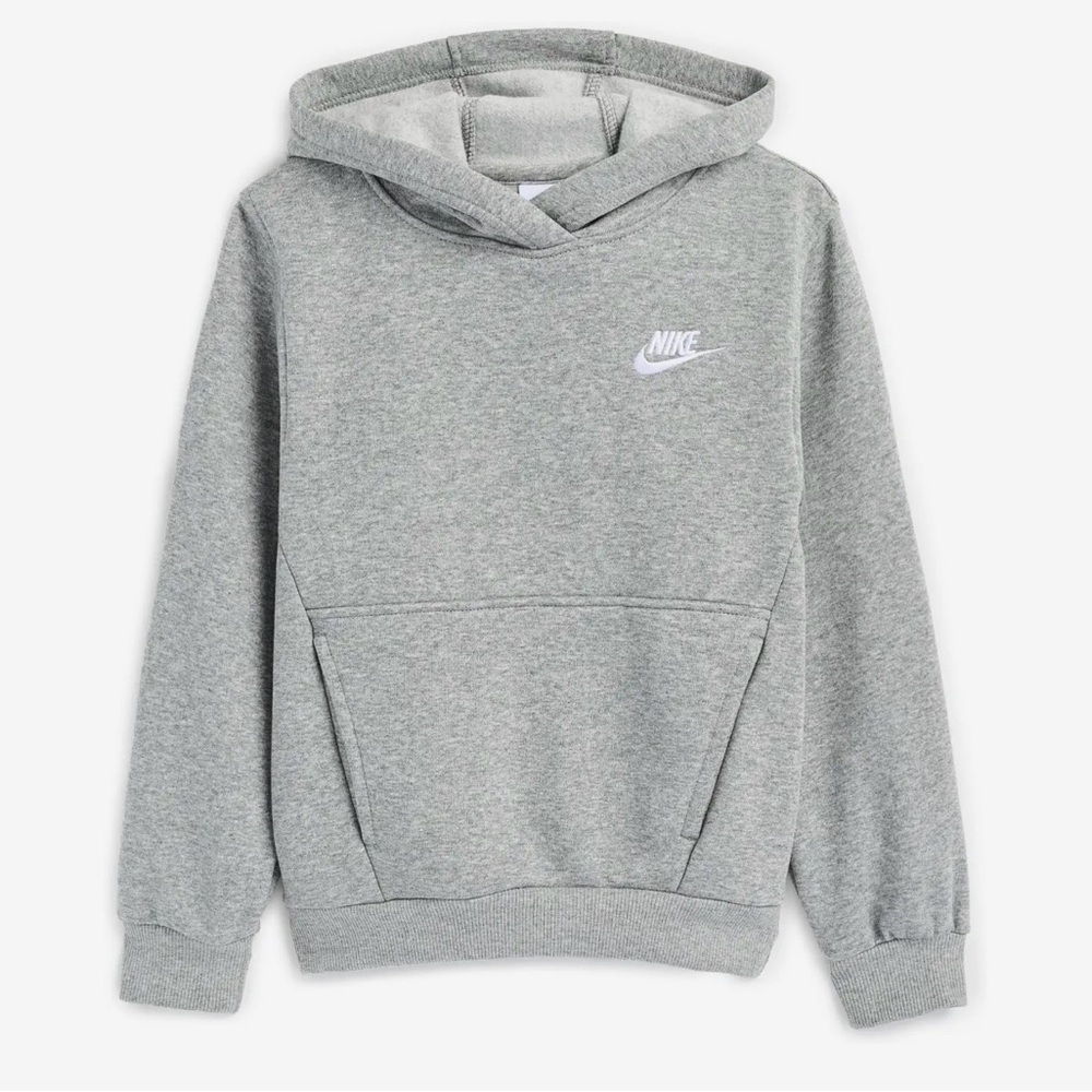 Nike Youth Gray Pullover Hoodie
